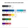 tank top color chart - Destiny 2 Merch